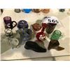 Image 1 : ASSORTED HAND PAINTED GLASS WARE, CHINA AND MORE