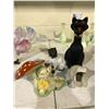 Image 1 : 4 FIGURINES INCLUDING CLARICE CLIFF POTTERY HIPPO AND GNOME