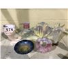 Image 1 : ASSORTED COLLECTABLES; GLASS VASES AND BOWLS