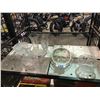Image 1 : ASSORTED GLASSWARE, CRYSTAL WARE AND PINWHEEL CRYSTAL