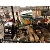 Image 2 : ASSORTED COLLECTABLES INCLUDING; WOOD CARVED FIGURES, TALKING PARROT TOY, CASH REGISTER COIN BANK