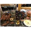 Image 2 : ASSORTED COLLECTABLES INCLUDING; CUCKOO CLOCK, BELL, BRASS KETTLE AND MORE
