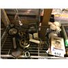 Image 2 : ASSORTED COLLECTABLES INCLUDING; PHOTO ALBUMS, BAROMETER, WOOD FIGURES AND MORE