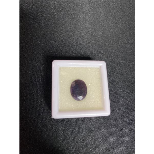 BLUE SAPPHIRE 3.785CT, 10.82 X 8.35 X 3.64MM, OVAL CUT, OPAQUE, MADAGASCAR