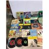 Image 2 : ASSORTED 45 AND 33-1/3 RPM VINYL RECORDS ARTISTS INCLUDE WALT DISNEY ORIGINALS, MOZART, BEETHOVEN,