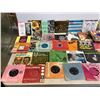 Image 2 : ASSORTED 45 RPM VINYL RECORDS ARTISTS INCLUDE THE CLASH, JOHN LENNON, HARRY SECOMBE, FRANK SINATRA,