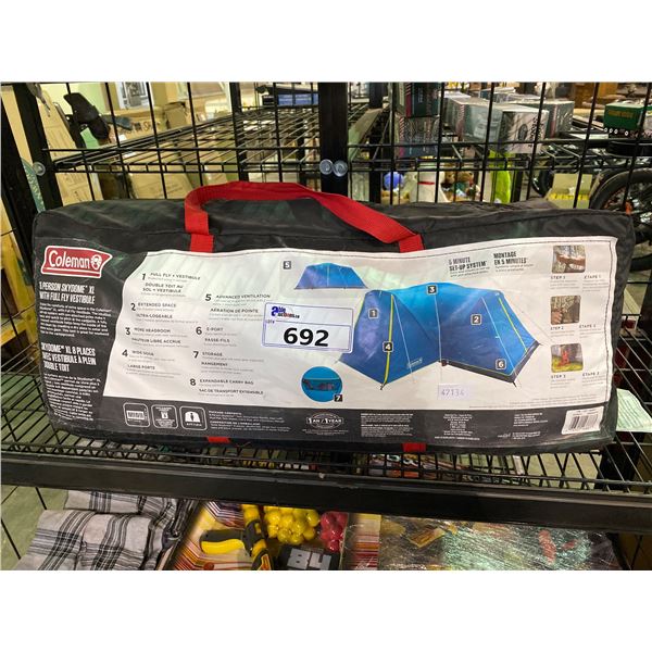 COLEMAN 8 PERSON SKYDOME XL TENT