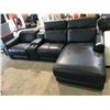 Image 2 : ELECTRIC RECLINING SECTIONAL WITH 2 OUTLETS AND 2 USB PORTS IN STORAGE COMPARTMENT AND ADJUSTABLE
