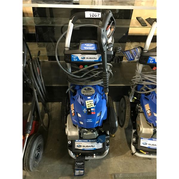 *TESTED WORKING* SUBARU POWERSTROKE EA190V GAS PRESSURE WASHER WITH ELECTRIC START 3100 PSI