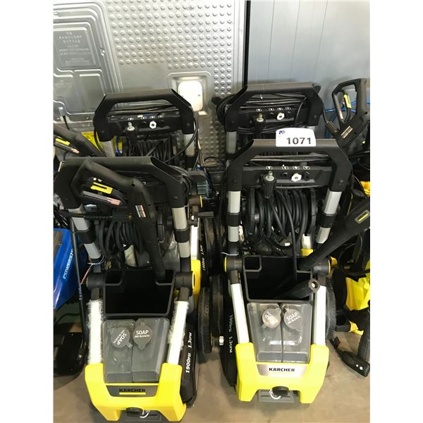 *MAY NEED PARTS OR REPAIR* 4 KARCHER 1900PSI ELECTRIC PRESSURE WASHERS