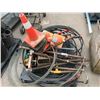 Image 1 : PALLET OF TOOLS, PIPE BENDER, TRAFFIC CONES AND MORE