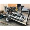Image 2 : FLAT DECK TRAILER WITH HOVERCRAFT NO REGISTRATION