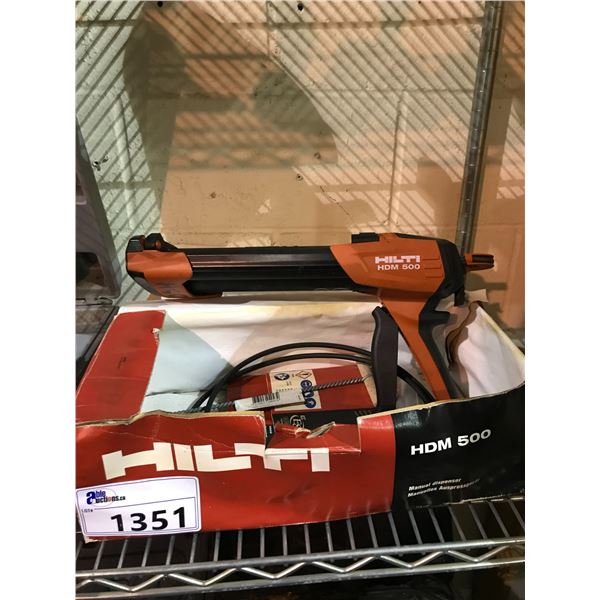 HILTI HDM 500 MANUAL DISPENSER