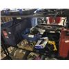 Image 1 : ASSORTED TOOLS INCLUDING; DEWALT DRILL, DREMEL ELECTRIC SCREWDRIVER, GRINDING DISCS & MORE