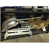 Image 1 : ASSORTED SHOVELS, PAINTING STILTS & BRUSH HEADS