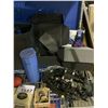 Image 2 : ASSORTED ITEMS INCLUDING; SHARPER IMAGE POWER PERCUSSION MASSAGER, SHREDDER, GEORGE