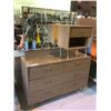 Image 1 : 6 DRAWER DRESSER WITH MIRROR AND NIGHTSTAND