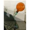 Image 2 : VINTAGE LAMP WITH ORANGE LIGHT BULB