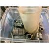 Image 2 : 2 TIER ROLLING CART WITH CONTENTS INCLUDING; ELECTRICAL CLAMPS, BLUESHIELD COVERED ELECTRODES,