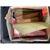 Image 2 : BIN OF ASSORTED ITEMS INCLUDING; STOOLS, ARCAIR ELECTRODES, WELDING RODS & MORE (BIN NOT INCLUDED)