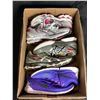 Image 1 : 3 PAIRS RUNNERS. NIKE FREE 5.0 LADIES SIZE 8.5, ASICS NIMBUS 12 LADIES SIZE 8, ASICS NIMBUS 13