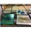Image 2 : 6 ABSTRACT ACRYLIC PAINTINGS, VARIOUS COLOURS. 4 EA. 9" X 12", 1 EA.10" X 10", 1 EA. 14" X 18",