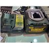 Image 2 : DEWALT DCB10712V-20V BATTERY CHARGER, AND DEWALT DW9116 7.2V-18V BATTERY CHARGER