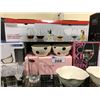 Image 3 : ASSORTED INCOMPLETE GLASSWARE AND DISH SETS, BRANDS INCLUDE; KATE SPADE, MIKASA, RIEDEL, AND MORE