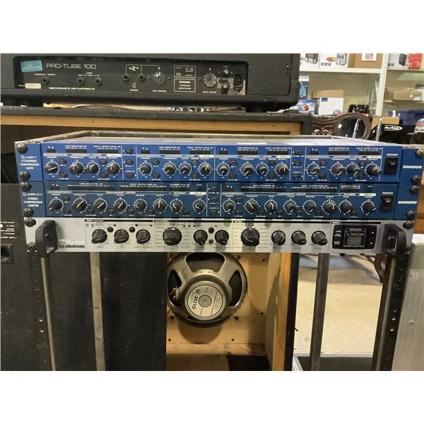 SAMSON S-COM 4 4 CHANNEL COMPRESSOR/GATE, SAMSON S-COM PLUS STEREO
