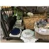 Image 2 : ASSORTED HOME DECOR INCLUDING; WOVEN BASKETS, ASSORTED DISHWARE, FLORALS & MORE