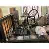 Image 2 : ASSORTED HOME DECOR INCLUDING; STATUES, VASE, COFFEE GRINDER & MORE