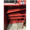 Image 2 : 2 DOOR METAL STORAGE CABINET WITH KEY