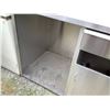 Image 2 : STAINLESS STEEL EQUIPMENT TABLE 47X30X40" (1 DRAWER MISSING)