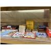 Image 2 : ASSORTED BOARD GAMES & BOOKS INCLUDING; CANDY LAND, TROUBLE, RED IS BEST & MORE