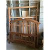 Image 1 : WOOD BED FRAME