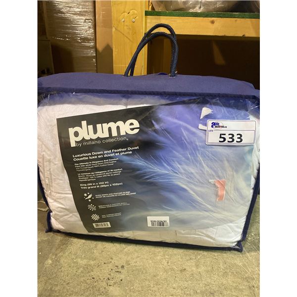 PLUME KING SIZE DUVET