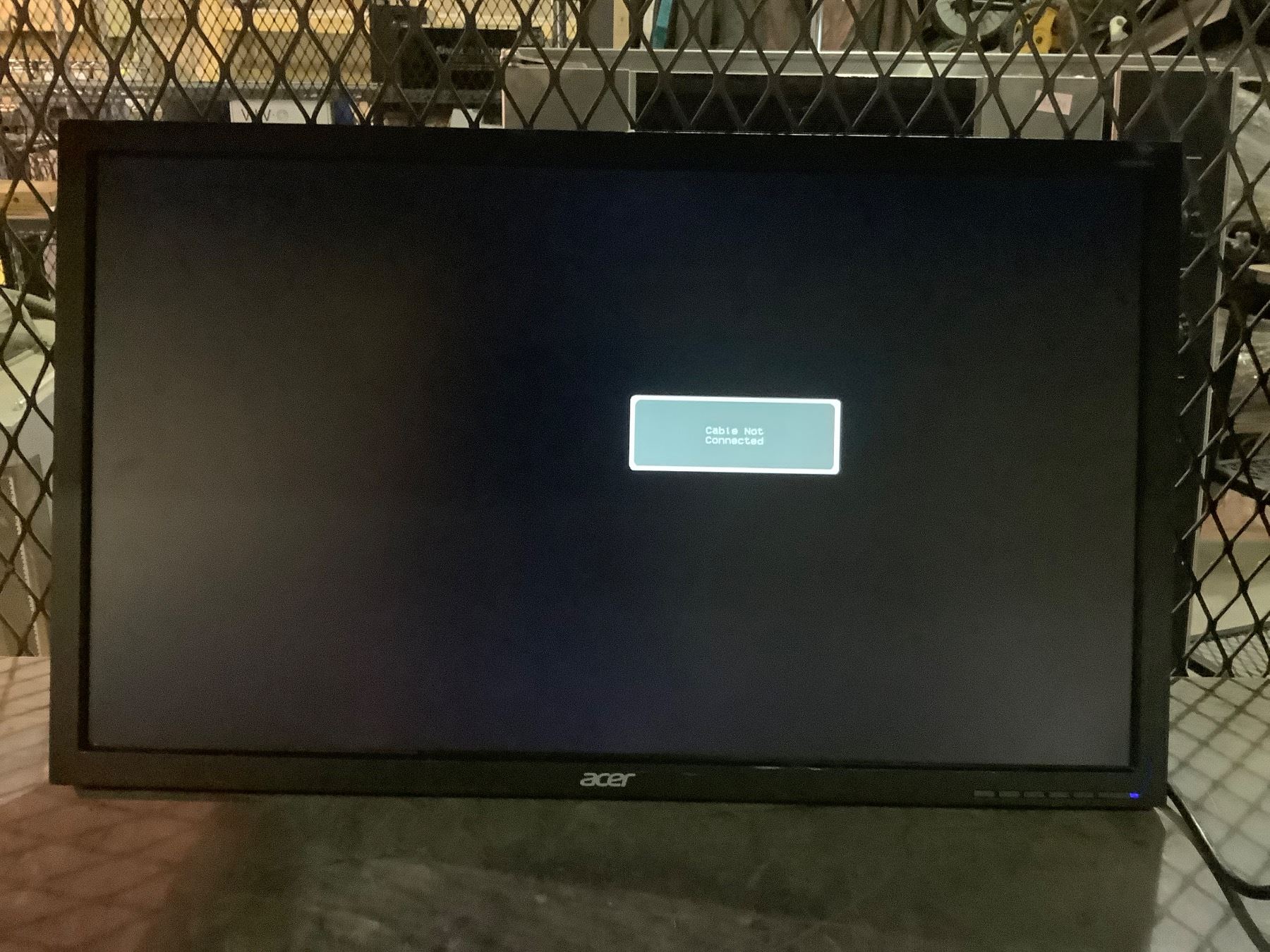 *TESTED WORKING* ACER LCD COMPUTER MONITOR WITH POWER CORD MODEL V233H ...