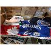 Image 2 : 5 ASSORTED VANCOUVER CANUCKS & TEAM CANADA JERSEYS