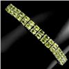 Image 2 : Natural Unheated Oval Peridot Bracelet