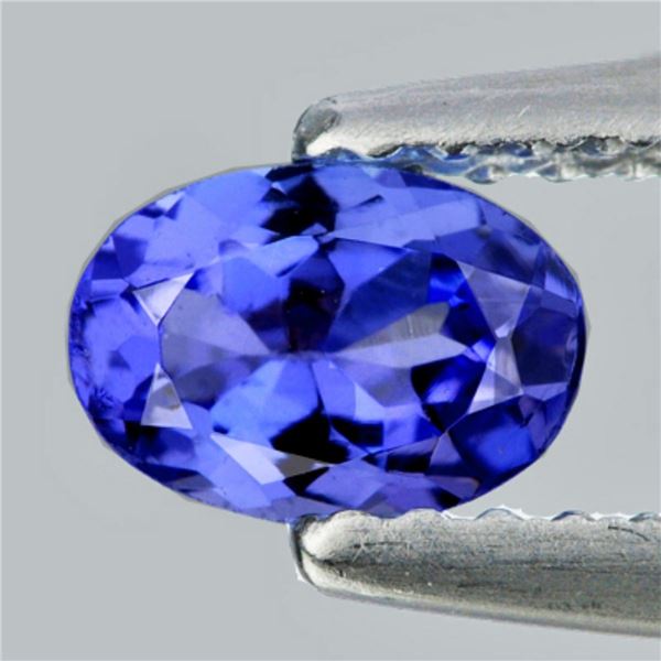 Natural Oval  Purple Blue Tanzanite 1.75 Cts - VVS
