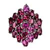 Image 1 : Natural Unheated  Rhodolite Garnet Ring