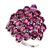 Image 2 : Natural Unheated  Rhodolite Garnet Ring