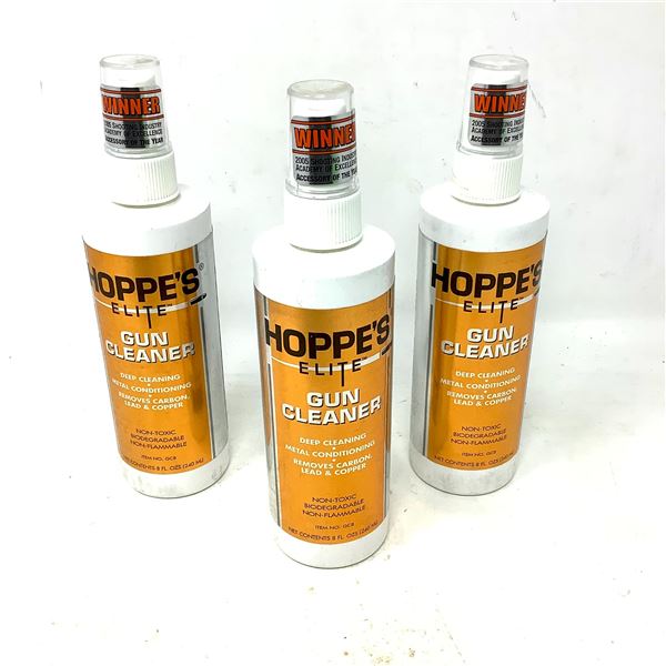 Hoppe's Elite Gun Cleaner, 8 Fl oz, New x 3