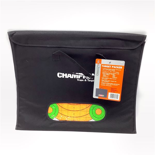 Champion Target Packer, Fits 14" X 18" Targets, Includes 12 Targets, New