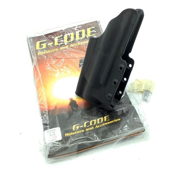 G-Code SOC Cowling for Glock 17, 22, 19, 23 with TLR-2 Light, Black, New