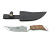 Image 1 : Fixed 5" Blade Knife, Stainless with Belt Sheath, New