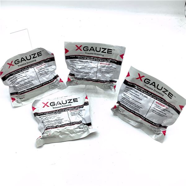 X Gauze Trauma Dressing, New x 4