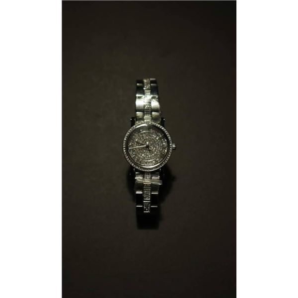 New MK Watch MSRP $479 Silver Crystal Dial