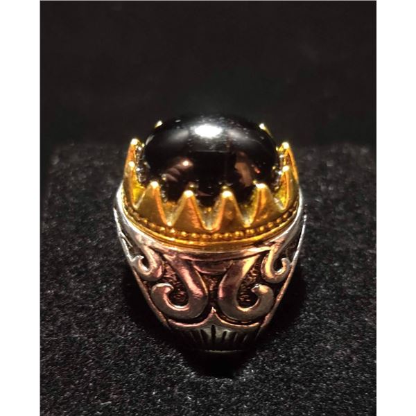 New Capricorn Medallion & Ring 18k gf