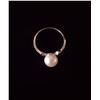 Image 3 : New Freshwater Pearl Ring & Silver Stud Earring Set, 925 Stamped Sterling, size 7.5.